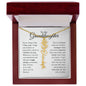 To My Granddaughter - Never Forget That I Love You - Birth Flower Name Necklace