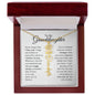 To My Granddaughter - Never Forget That I Love You - Birth Flower Name Necklace