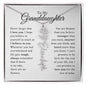 To My Granddaughter - Never Forget That I Love You - Birth Flower Name Necklace
