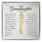 To My Granddaughter - Never Forget That I Love You - Birth Flower Name Necklace